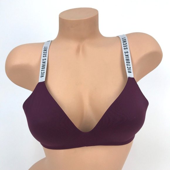 Victoria's Secret Other - Victorias Secret Bra Womens 34A T-Shirt Lightly Lined Wireless Comfort Bra Logo